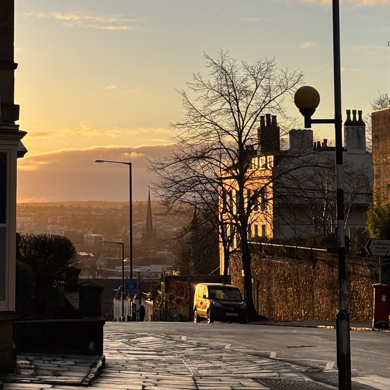 sunrise in Bristol